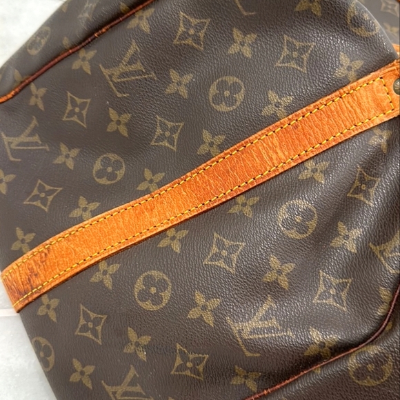 π€ Louis Vuitton Brown Monogram Keepall Duffel Bag Pre-owned - Picture 11 of 15